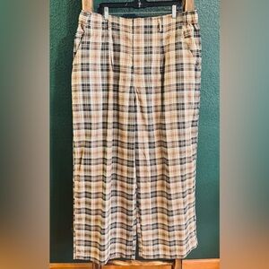 Plaid Women's Trousers